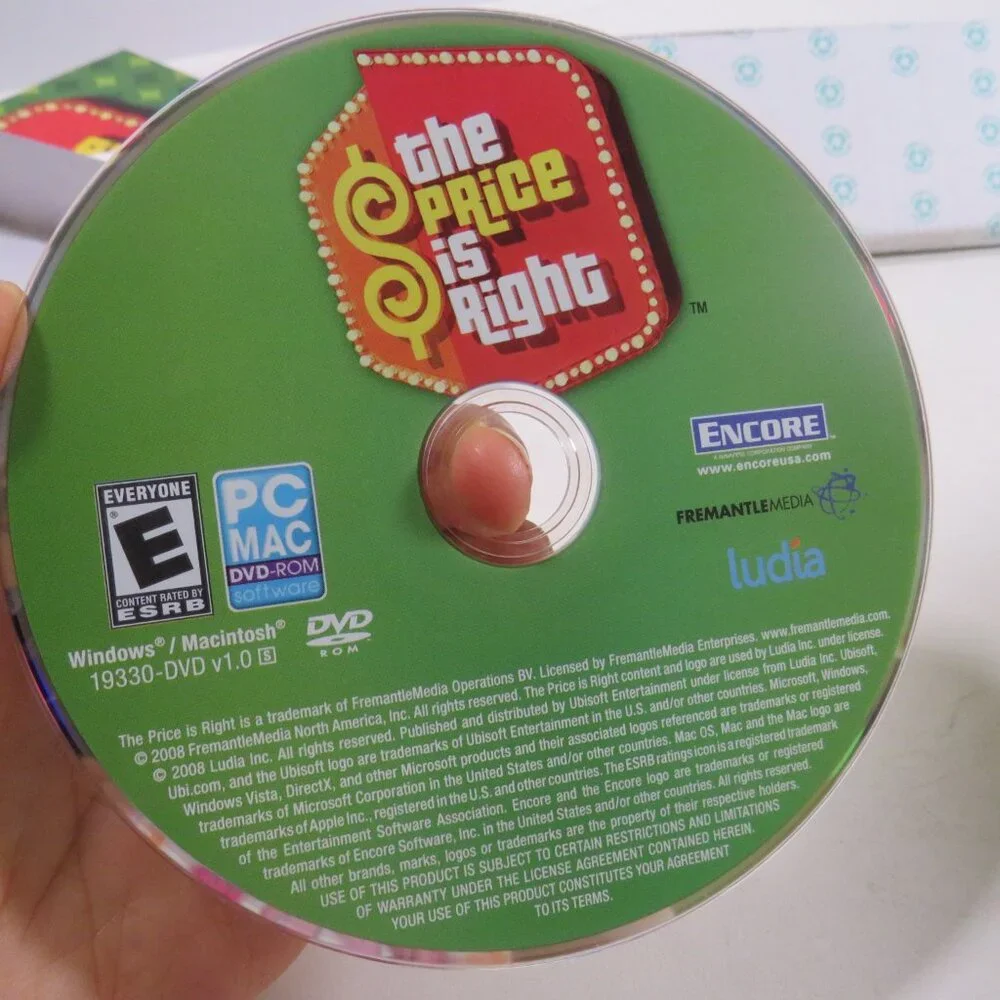 Price is Right Computer Game OUT OF DATE SOFTWARE